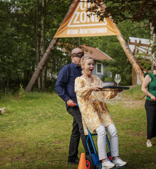 Företagsevent med femkamp och lagkampen hos Upzone